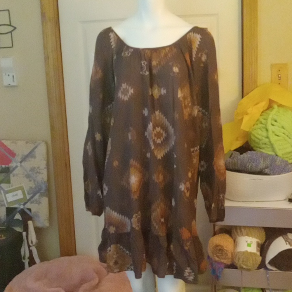 Criss-cross back dress